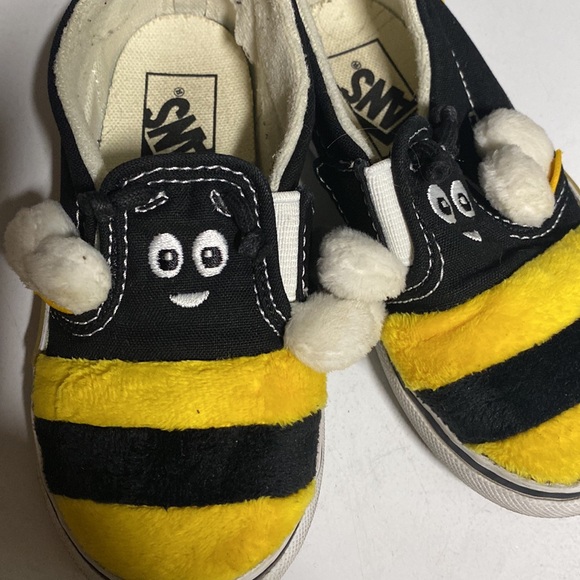 Vans Slip on shoes Bee Kind with Honey bumblebee toddler size 8 - Picture 15 of 15